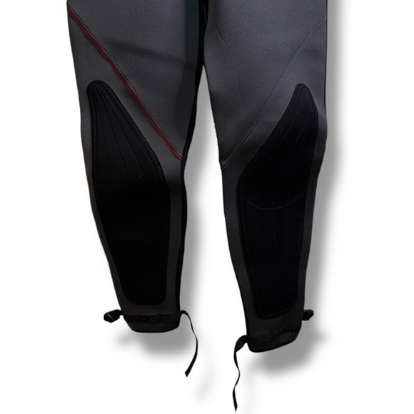 Bare Full Body Wetsuit 2 Piece Women’s Size XL Black, Gray with Red Accents - Picture 5 of 15